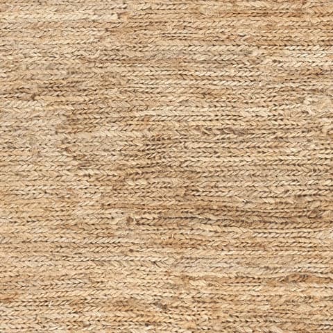 Willa Braided Woven Hemp Custom Rug Swatch | Natural