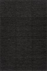 Isolated view of Charcoal Runner Zelai Modern Geometric Indoor/Outdoor Rug, showcasing its design