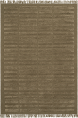 Isolated view of Olive  Zira Solid Mid-Century Modern Rug, showcasing its design