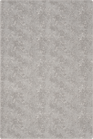 Isolated view of Grey Rectangle Pipit Mottled Custom Rug, showcasing its design