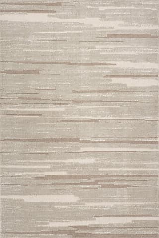 Isolated view of Light Brown Rectangle Sundara Bohemian Abstract Rug, showcasing its design
