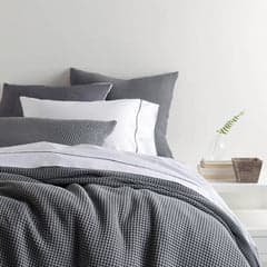Bubble Matelasse Coverlet | Grey