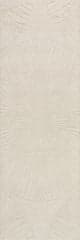 Isolated view of Ivory Runner Stillpoint Radiating Pattern Wool Rug, showcasing its design