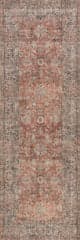Isolated view of Orange Runner Westfield Antiqued Jute-Blend Rug, showcasing its design