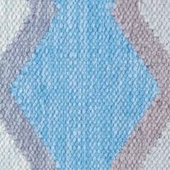 Safety Net Handwoven Indoor/Outdoor Rug Swatch | Blue