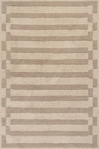 Velaina Handmade Washable Wool Rug | Ivory
