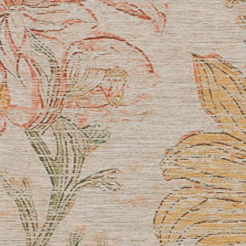 Exploded Floral Machine Washable Rug Swatch | Multi
