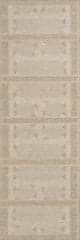 Isolated view of Natural Runner Merneia Bohemian Washable Rug, showcasing its design