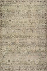 Isolated view of Green Rectangle Veloura Traditional Bordered Washable Rug, showcasing its design