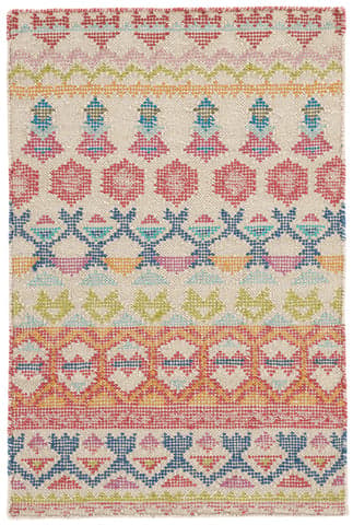 Stony Brook Hand Loom Knotted Cotton Rug | Multi