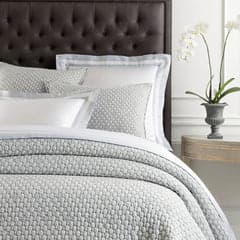 Lodi Matelasse Coverlet | Blue