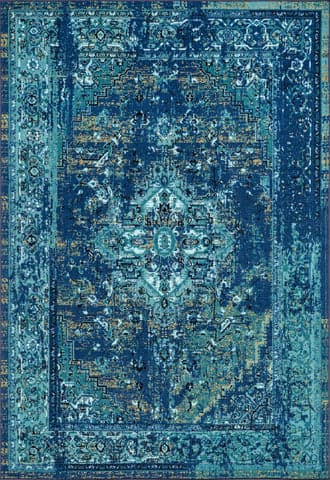 Persian Vintage Rug | Teal – Rugs USA