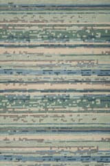 Maraza Modern Geometric Indoor Rug | Blue