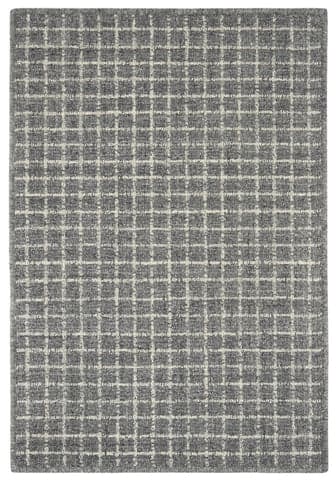Conall Hand Micro Hooked Wool Custom Rug | Grey