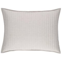 Cozy Cotton Quilted Sham | Dove Grey