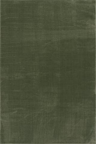 Isolated view of Green Rectangle Chandani Abstract Plush Textured Washable Rug, showcasing its design