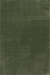 Isolated view of Green Rectangle Chandani Abstract Plush Textured Washable Rug, showcasing its design