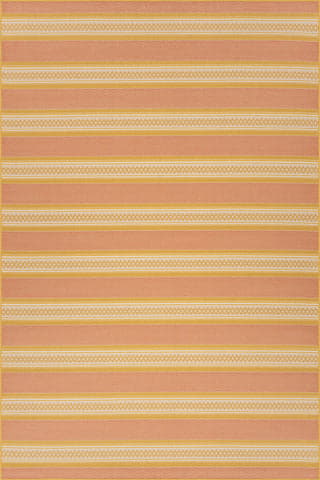 Isolated view of Yellow Rectangle Oristela Modern Abstract Indoor/Outdoor Rug, showcasing its design
