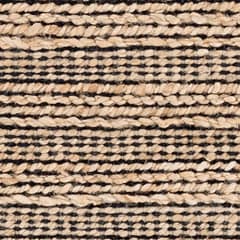 Simba Handwoven Jute Rug Swatch | Black