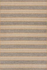 Isolated view of Grey Rectangle Oristela Modern Abstract Indoor/Outdoor Rug, showcasing its design