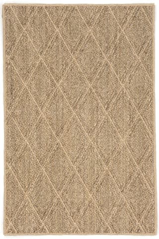 Diamond Woven Sisal Custom Rug | Natural