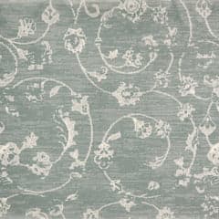 Fosselle Transitional Farmhouse Custom Rug | Aquamarine