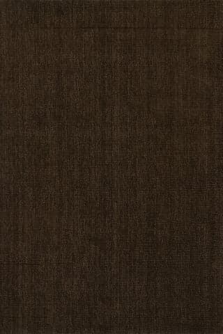 Isolated view of Brown Rectangle Crosby Solid Wool Cozy Rug, showcasing its design