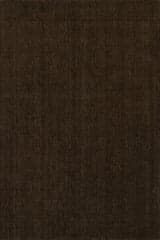 Isolated view of Brown Rectangle Crosby Solid Wool Cozy Rug, showcasing its design