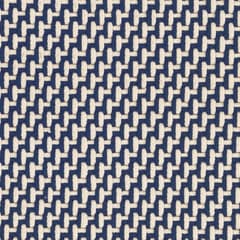 Two-Tone Rope Handwoven Indoor/Outdoor Rug Swatch | Navy/Ivory