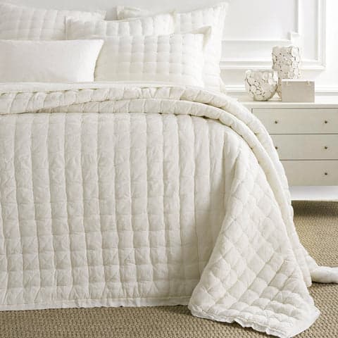 Lush Linen Puff | Ivory
