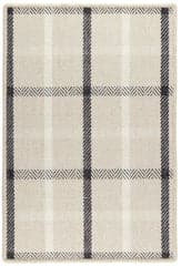 Jackson Woven Wool Custom Rug | Beige/Charcoal