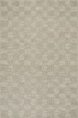 Isolated view of Beige Rectangle Mochaela Modern Checkered Rug, showcasing its design