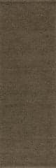 Isolated view of Brown Olive Runner Zeva Textured Flatweave Shag Rug, showcasing its design