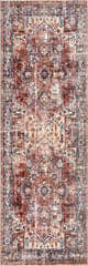 Isolated view of Rust Runner Timeworn Charm Rug, showcasing its design