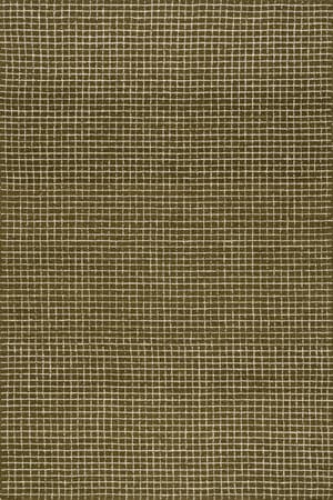 Melrose Checked Rug | Moss 6x9