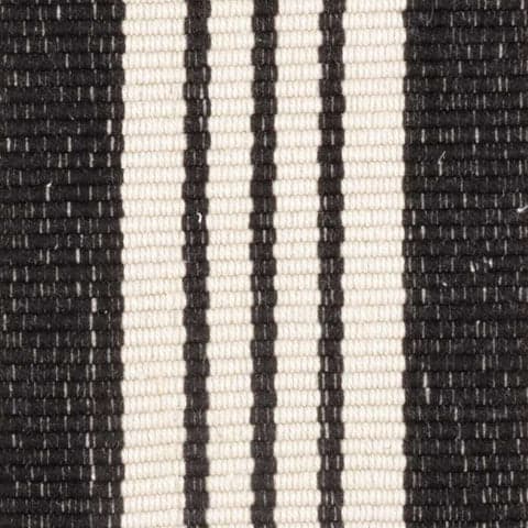Birmingham Handwoven Indoor/Outdoor Custom Rug Swatch | Black