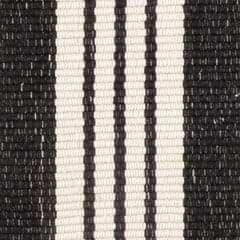 Birmingham Handwoven Indoor/Outdoor Custom Rug Swatch | Black