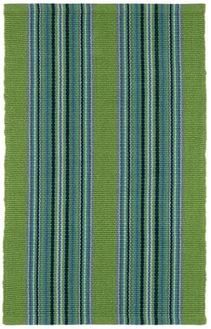 Road Runner Handwoven Indoor/Outdoor Rug | Green