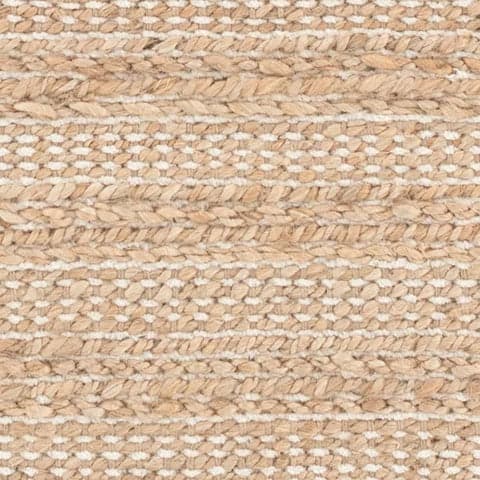 Simba Handwoven Jute Rug Swatch | Ivory