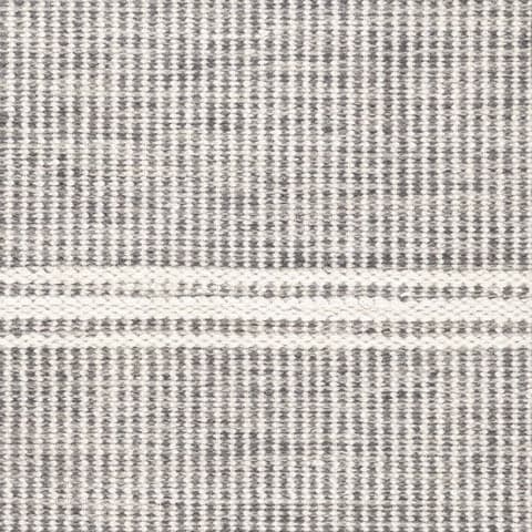 Malta Handwoven Wool Custom Rug Swatch | Grey