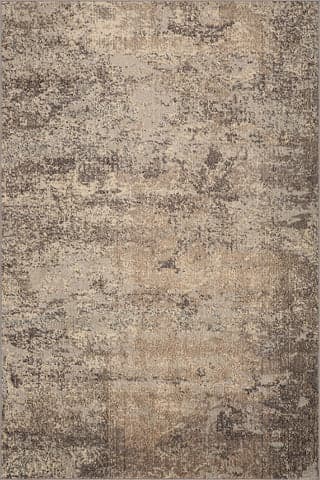 Isolated view of Grey Rectangle Abstract Nebula Rug, showcasing its design