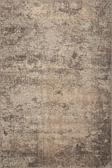 Isolated view of Grey Rectangle Abstract Nebula Rug, showcasing its design