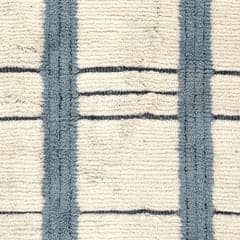 Tory Hand Knotted Wool Rug Swatch | Pewter Blue