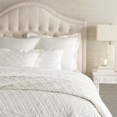 Washed Linen Quilt | Ivory