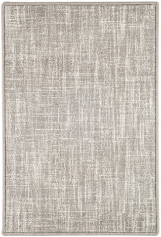 Crosshatch Hand Micro Hooked Wool Custom Rug | Dove Grey
