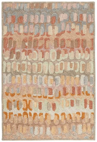 Paint Chip Hand Micro Hooked Wool Custom Rug | Stone