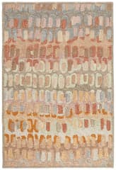 Paint Chip Hand Micro Hooked Wool Custom Rug | Stone