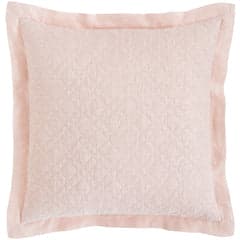 Washed Linen Quilted Sham | Slipper Pink