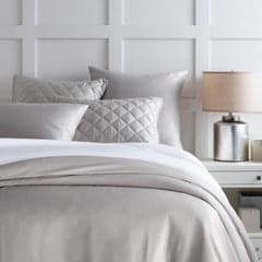 Silken Solid Duvet Cover | Grey