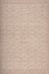 Isolated view of Peach Rectangle Bahira Traditional Floral & Paisley Indoor Washable Rug, showcasing its design